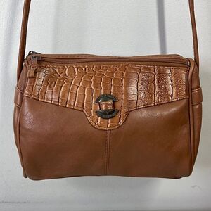 SARNE’ Brown Vintage Crossbody Bag